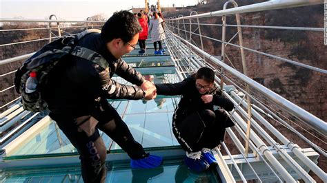 Hongyagu glass bridge, world's longest, opens in Hebei, China | CNN Travel