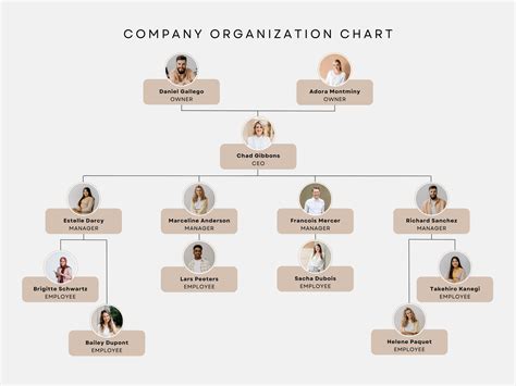 Organizational Chart Free Template