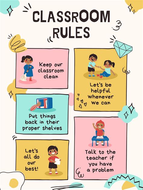 School Rules Our Classroom Rules Classroom Rules Poster Teaching - Vrogue