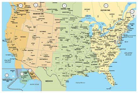 Time Zones Usa Map States - Spring Solstice 2024