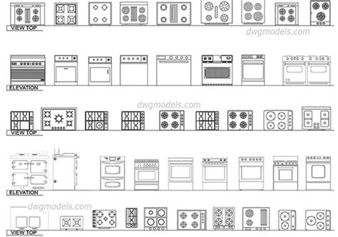 Kitchen Appliances Cad Blocks Free | Wow Blog