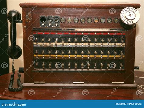 Antique Telephone Switchboard. Royalty Free Stock Images - Image: 338019