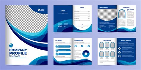 Professional Company Profile Template 21838924 Vector Art at Vecteezy