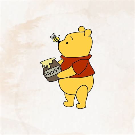 Winnie The Pooh Honey Pot Drawing