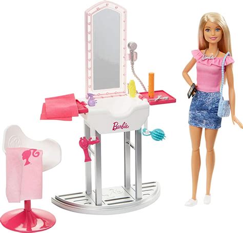 Amazon.com: barbie hair salon playset