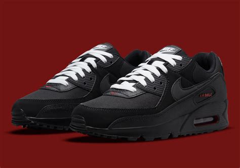 Nike Air Max 90 Black White Red DC9388-002 | SneakerNews.com