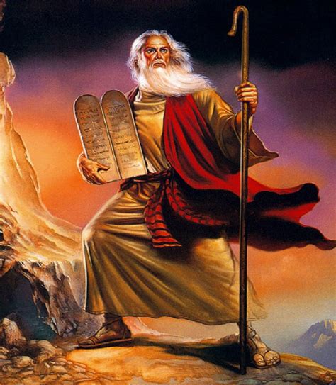 Moses And The Ten Commandments For Kids