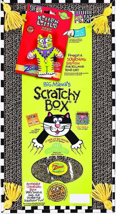 Fat Cat Big Mama's Scratchy Box Double Wide Cat Scratch Board - CountryMax