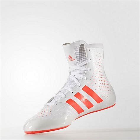 adidas KO Legend 16.2 Boxing Boots White-Red