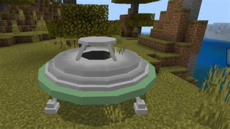 Download UFO Mod for Minecraft PE: amazing aircraft