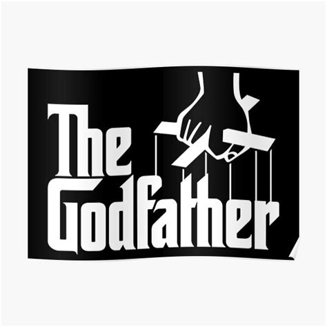 "The Godfather Logo" Poster for Sale by TheDreadfulZero | Redbubble