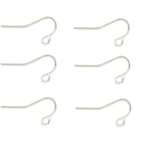 100pcs/lot Metal Silver Earring Hook Ear Wire Ear Hooks for DIY Jewelry Making Earrings 20x10mm ...