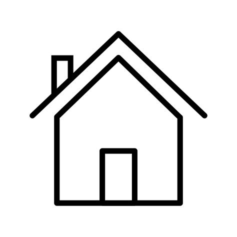 House Line Icon Vector Art, Icons, and Graphics for Free Download