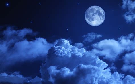 3840x2400 Moon Night Sky Clouds 5k 4K ,HD 4k Wallpapers,Images,Backgrounds,Photos and Pictures