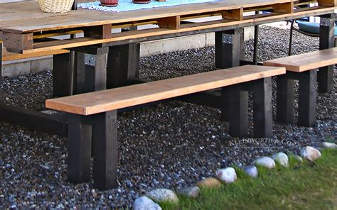 Easy DIY Benches - Outdoor Furniture - Taste of the Frontier