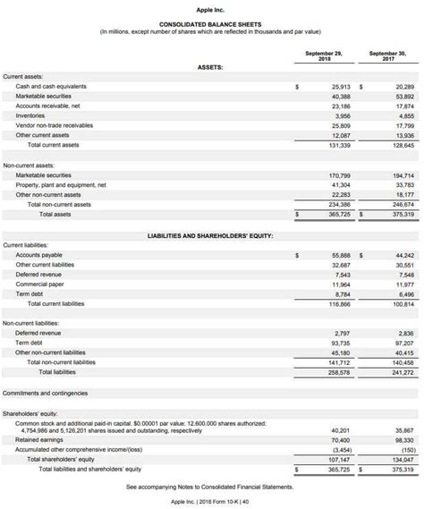 Accounting Statements Examples