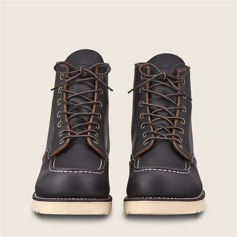 Red Wing Heritage 6 Inch Classic Moc #8849 // Black Prairie Leather – City Workshop Men's Supply Co.