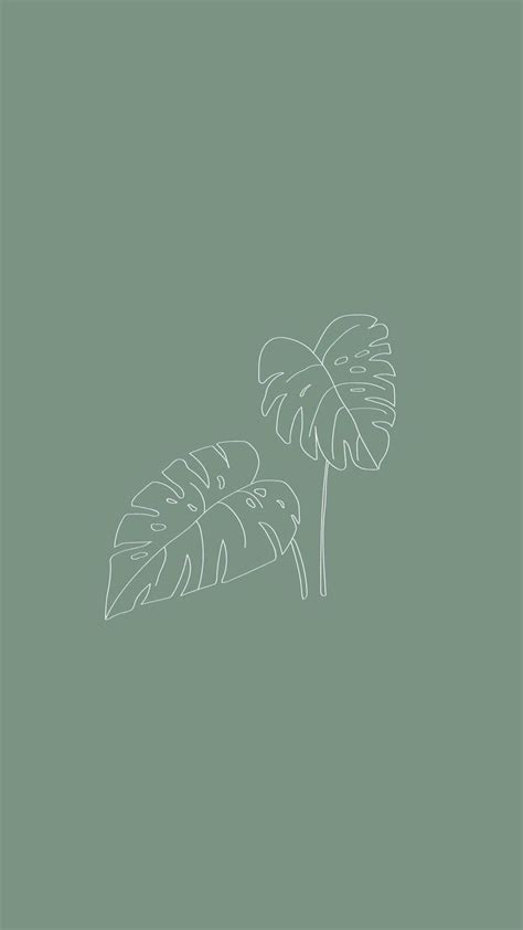 a line drawing of two palm trees on a green background with the words,'i love