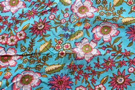 Indian Fabric Cotton Fabric Block Print Fabric Sewing | Etsy