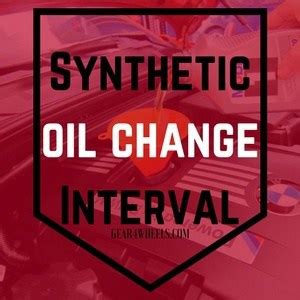 Synthetic Oil Change Interval. All you need to know to stop wasting money.