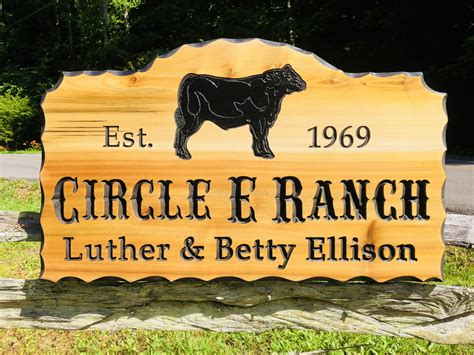 Personalized Engraved Wooden Farm Sign - Wood Signs of Gatlinburg, USA Made