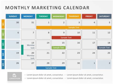 Marketing Calendar 02 | Marketing calendar template, Excel calendar template, Marketing calendar