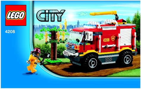 LEGO Fire Truck Instructions 4208, City