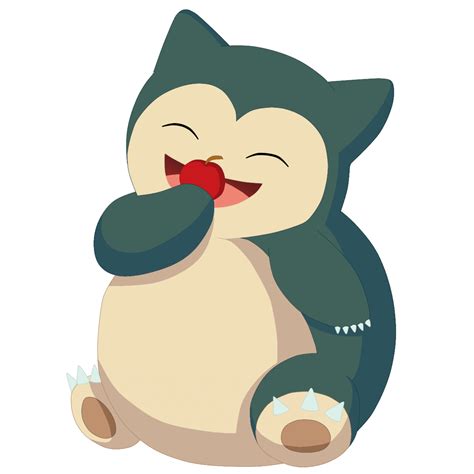 PC 3 snorlax eating apple by yuukiXakira on DeviantArt