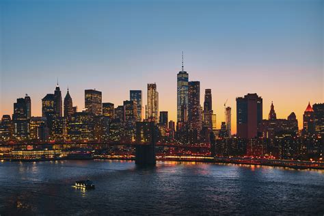 Manhattan Wallpaper 4K, 5K, New York City, Bridge