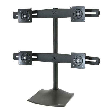 DS100 QUAD-MONITOR DESK STAND 4-MONITORS SQUARE 2UP/2DOWN 1-BASE | Dell USA