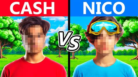 REALISTIC CASH vs REALISTIC NICO in Minecraft! - Minecraft videos