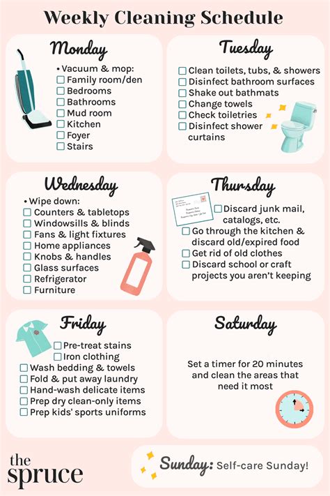 A Realistic Weekly Cleaning Schedule to Get You Started