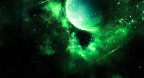 2160x1620px | free download | HD wallpaper: Neptun, green galaxy digital wallpaper, Space, green ...