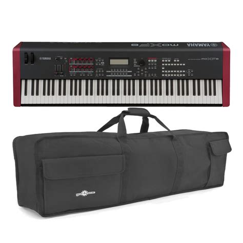 DISC Yamaha MOXF8 Synthesizer Keyboard With Soft Case at Gear4music