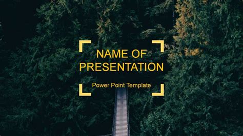 Forest Background PowerPoint Template_Free powerpoint templates and google slide… | Background ...