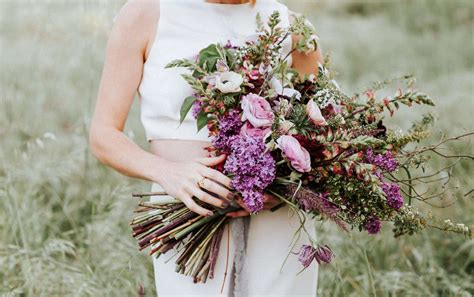 Fresh & Fragrant Lilac Wedding Bouquets