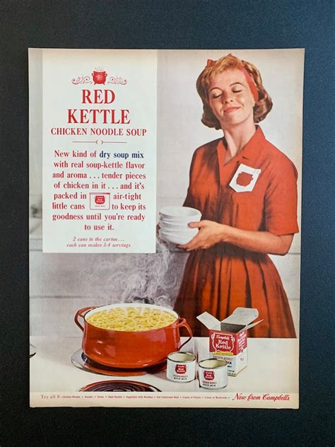 Vintage Campbells Soup Ads Several Styles 1950s and - Etsy