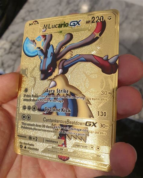 Lucario Pokemon Rarest Pokemon Card | Etsy