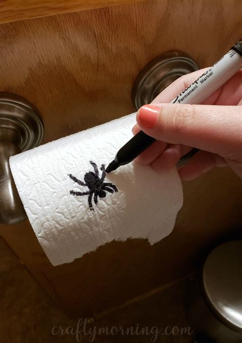 Funny Toilet Paper Spider Prank - Crafty Morning