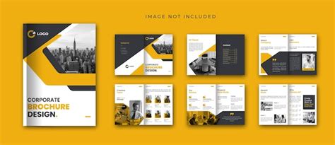 Free Vector | Corporate company profile brochure template design