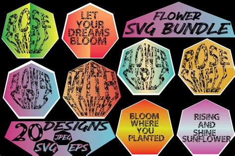 Flower SVG Bundle Bundle · Creative Fabrica