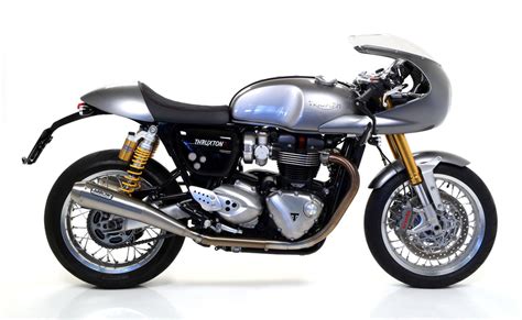 ARROW EXHAUST | TRIUMPH THRUXTON R De-Cat Collectors – MOTOPOTO LLP