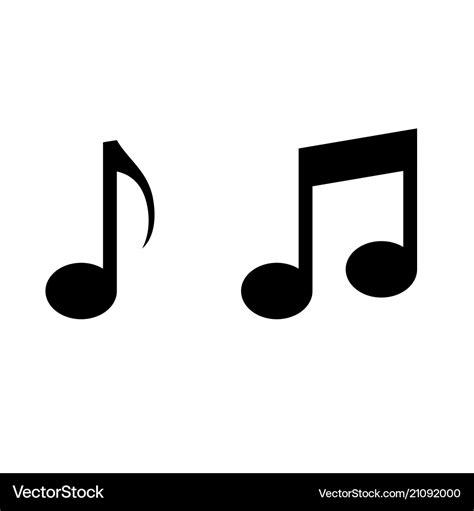 Music notes Royalty Free Vector Image - VectorStock