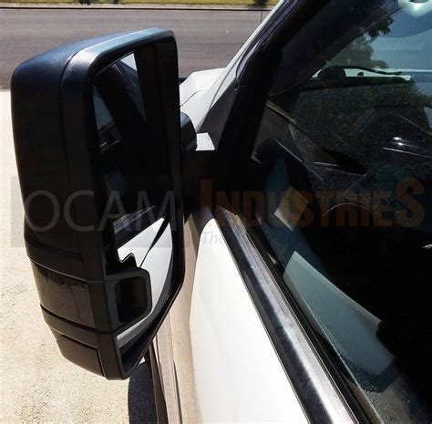 OCAM Extendable Towing Mirrors For Nissan Navara D40 2005-15 Black, Electric | eBay