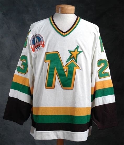 1991 Brian Bellows Minnesota North Stars Stanley Cup Finals Game Worn Jersey