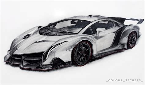 Gokul Retheesh - Realistic car drawing