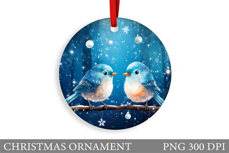 Winter Bird Christmas Ornament Design Graphic by shishkovaiv · Creative Fabrica