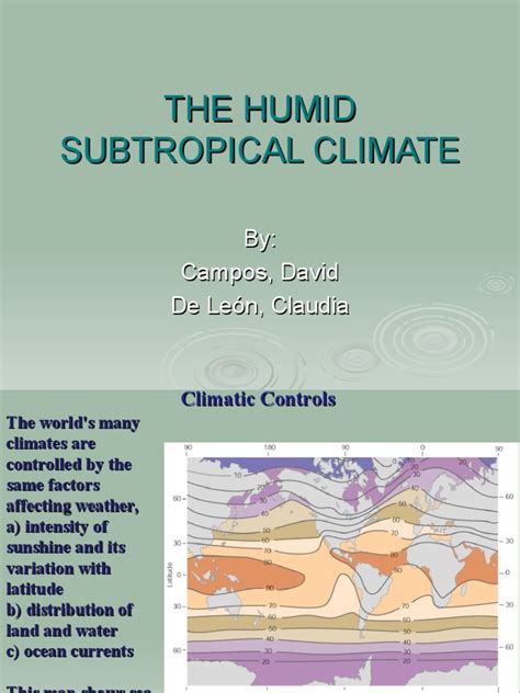 The Humid Subtropical Climate | Climate | Precipitation