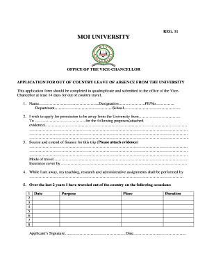 Moi University Logo - Fill Online, Printable, Fillable, Blank | pdfFiller