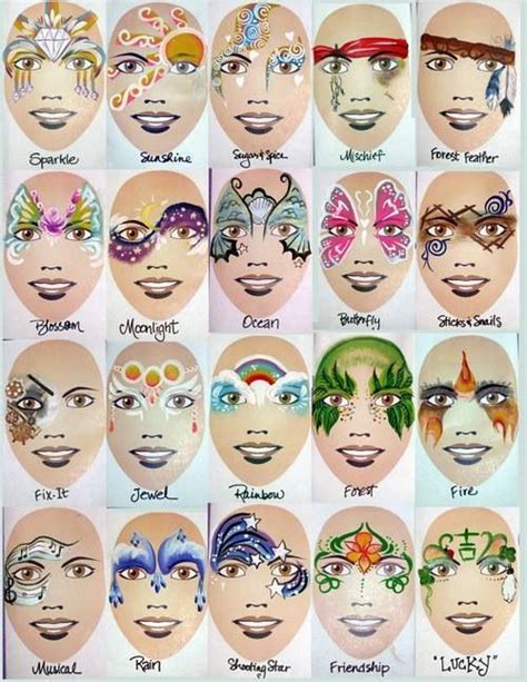 face painting logo ideas - Eugenie Montano